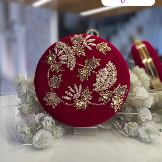 High Fashion Beaded Embroidered Handbag Best Handmade Bridal Party Clutch for Women Luxurious Statement Purse