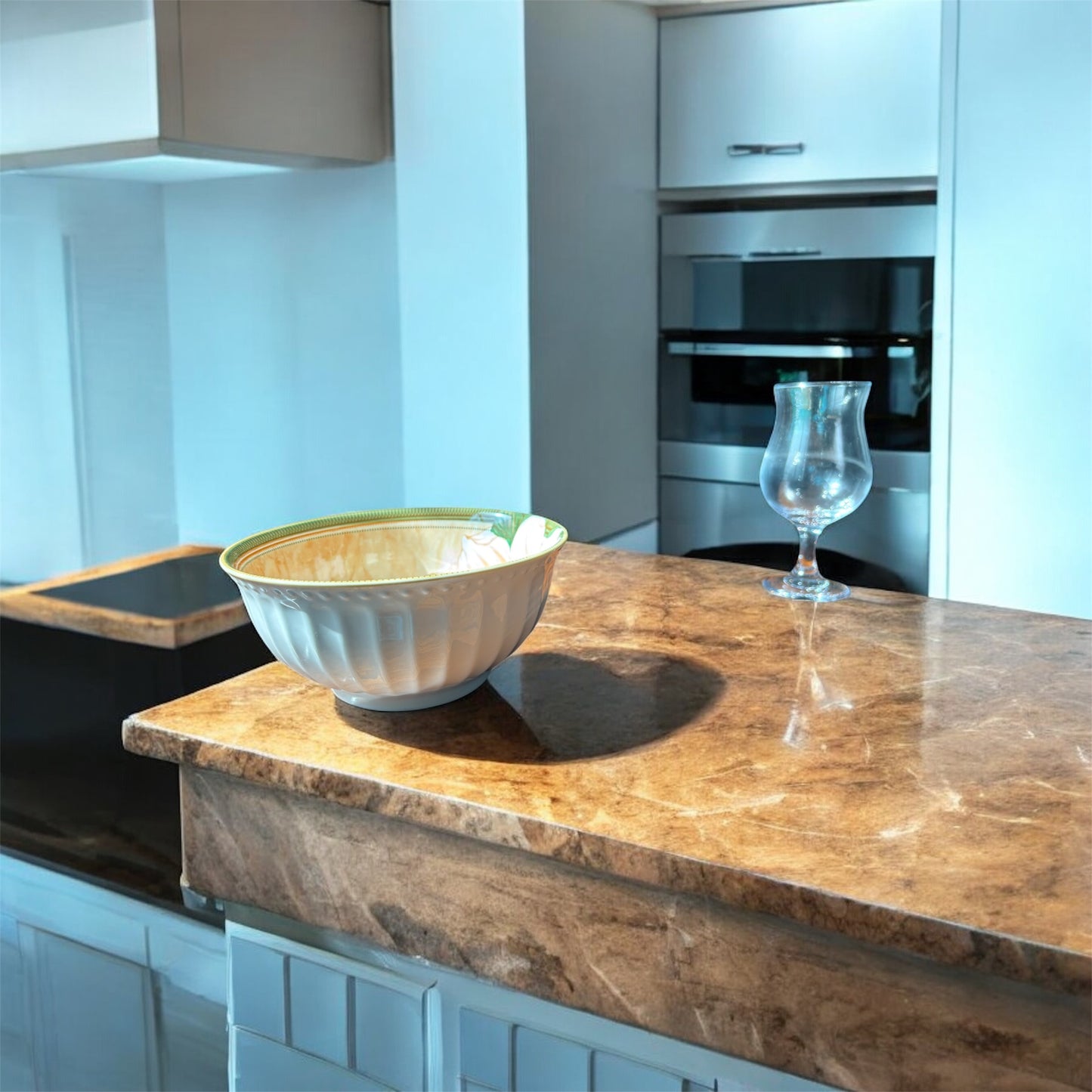 9-inch striped large bowl