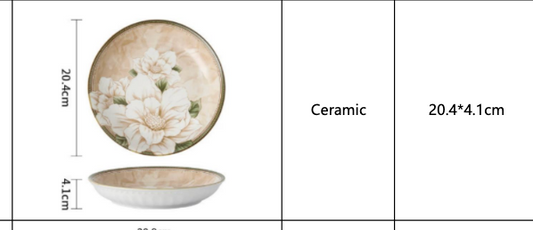 8-inch Nordic plate