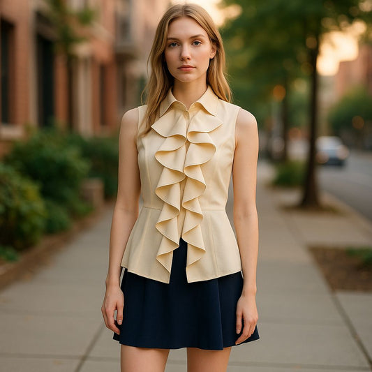 Two-piece dress-Seelvless